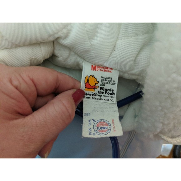 VTG 70s Winnie The Pooh Sears Roebuck Toddler Snow Suit (28.5-32" / 21-26lb) - Picture 8 of 8